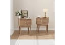 REDOM Nachttisch Kommode, 2er Set, Oak, 40x40x55 cm Bild 2