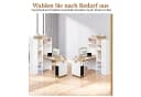 REDOM Eckschreibtisch Schreibtisch und Regal mit Steckdosen und USB-Anschluss Bild 5
