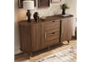 REDOM Sideboard 140x79,5x40 cm Vertikale Maserung Bild 2