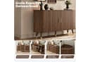 REDOM Sideboard 140x79,5x40 cm Vertikale Maserung Bild 5