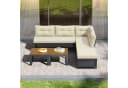 REDOM Gartenlounge-Set Beige mit Stauraum und verstellbarer Rückenlehne Bild 3