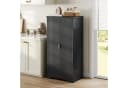 REDOM Sideboard Modern Weiß mit LED-Sensorlicht Bild 3