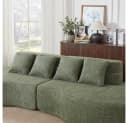 REDOM Modulares Schaumsofa Grün Chenille Bezug Bild 4