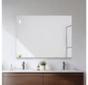 REDOM Spiegel Bathroom Rahmenlos Silber 80x60cm Bild 1
