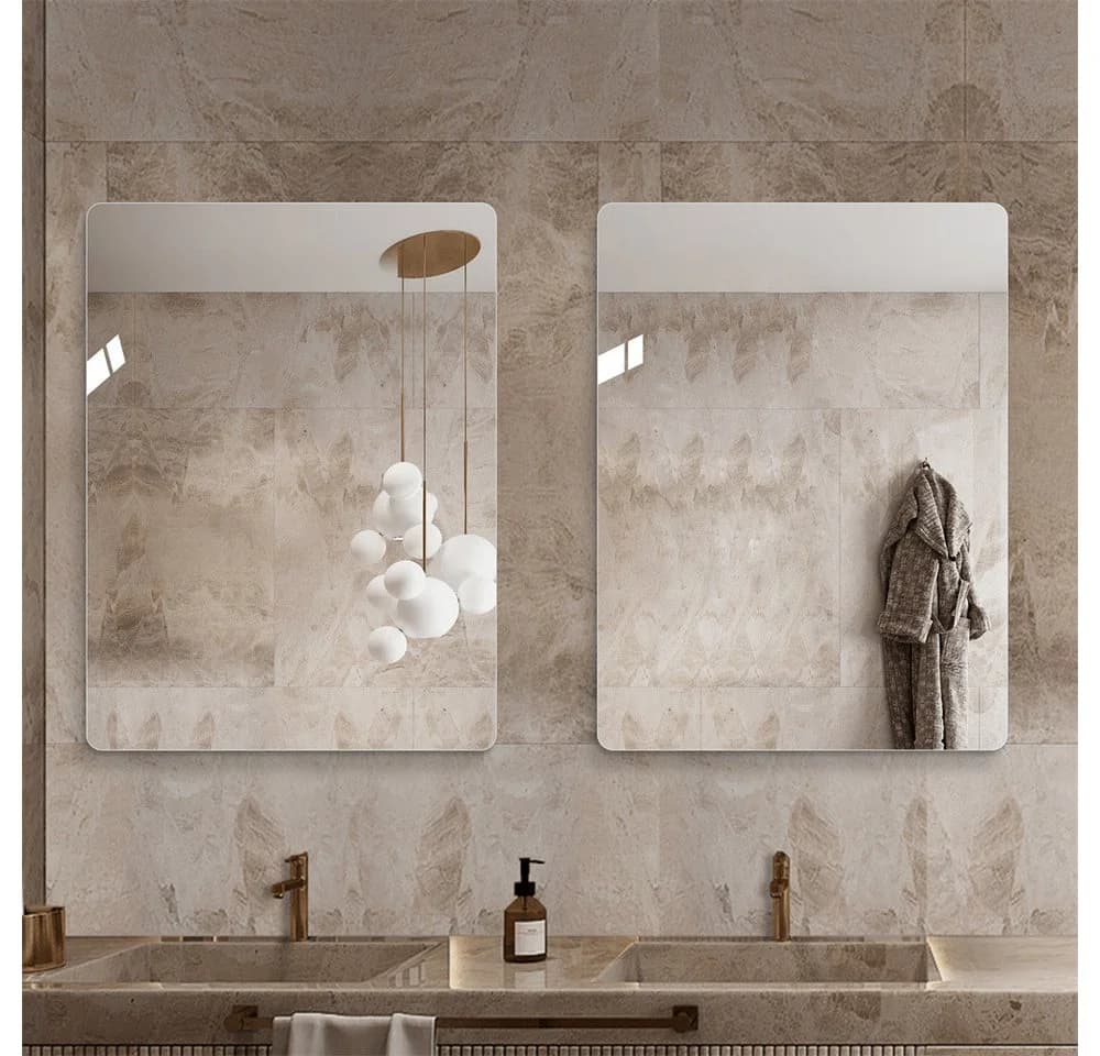 REDOM Spiegel Bathroom Rahmenlos Silber 80x60cm - Bild 2