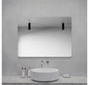 REDOM Spiegel Bathroom Rahmenlos Silber 80x60cm Bild 3