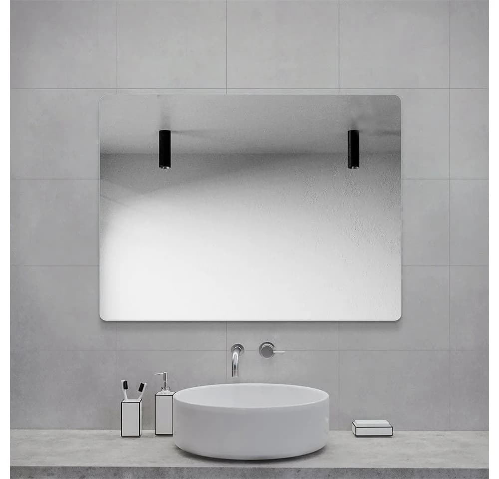REDOM Spiegel Bathroom Rahmenlos Silber 80x60cm - Bild 3