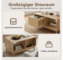 REDOM Couchtisch mit Stauraum Eiche Mid-Century Bild 5