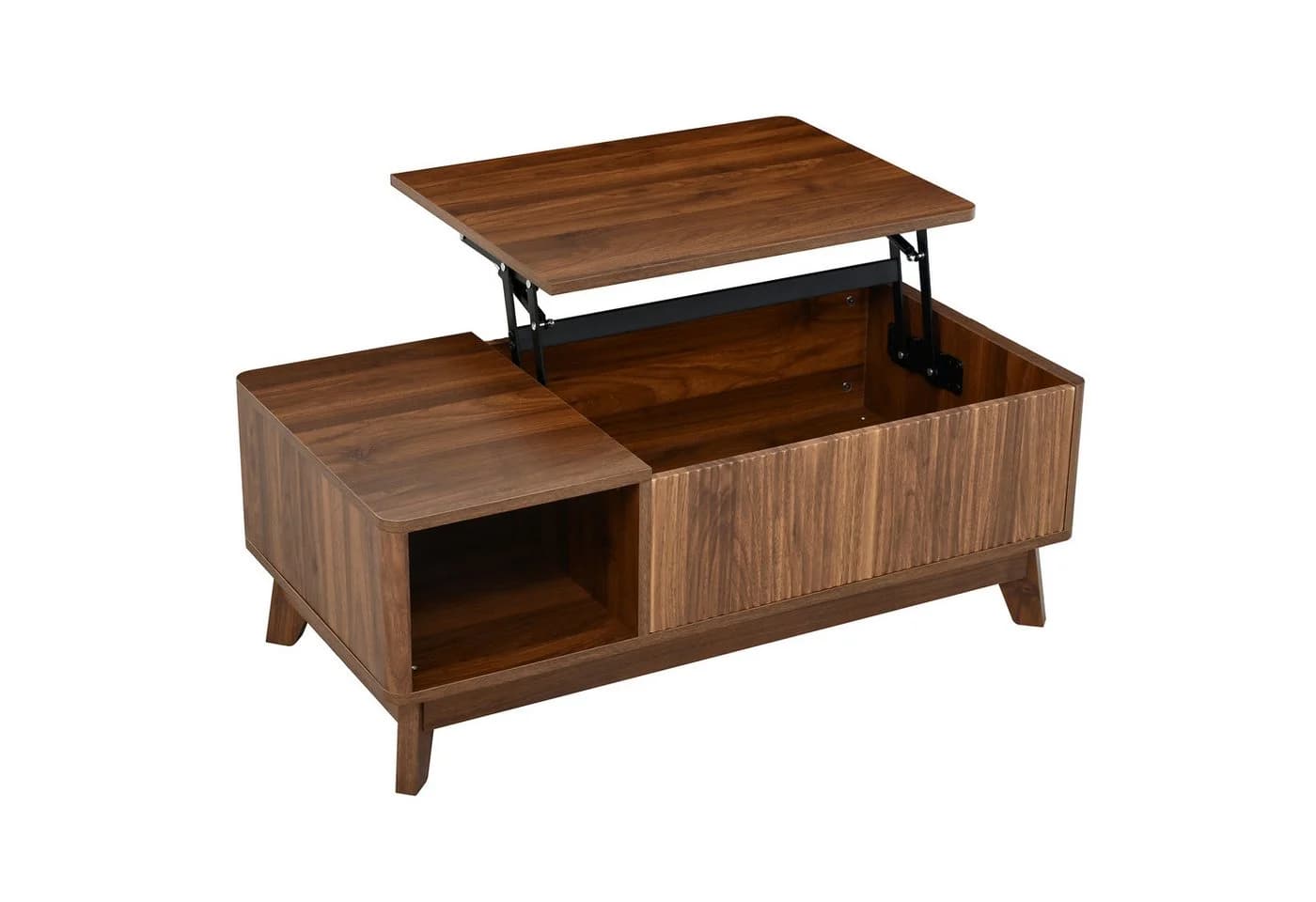 REDOM Couchtisch mit Hubfunktion in Nussbaumoptik - Bild 5