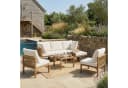 REDOM Gartenlounge-Set 7-tlg. Beige & Holzoptik Modular Bild 3