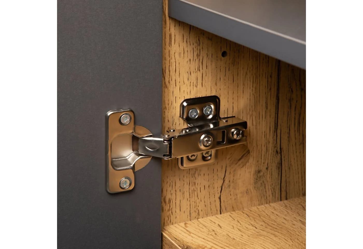 HAUSS SPOLE TV-Schrank 180 cm Holzfarbe Schwarz - Bild 4