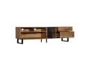 HAUSS SPOLE TV-Schrank 180 cm Holzfarbe Schwarz Bild 5