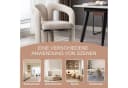 HAUSS SPOLE Polsterstuhl Beige Samt Massivholz Bild 5