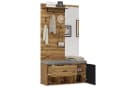 HAUSS SPOLE Garderoben-Set mit Spiegel, Schuhbank mit Polster, Schuhschrank, Regal, Kleiderhaken Bild 3