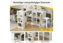 HAUSS SPOLE Bartisch 360° drehbarer Bartisch mit Changhong-Glastür für Küche weiß Bild 5