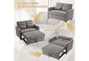 HAUSS SPOLE Schlafsofa Grau Zweisitzer mit Schlaffunktion Bild 3