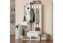 HAUSS SPOLE Garderoben-Set mit Schuhbank, 100 cm breit, 8 Haken, Kippschutz Bild 2