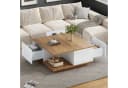 HAUSS SPOLE Couchtisch mit Schubladen Hochglanz-Sofatisch Wohnzimmertisch Bild 2