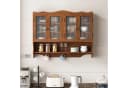 HAUSS SPOLE Hängeschrank 90cm Küchenschrank Badzimmerschrank Braun Bild 1