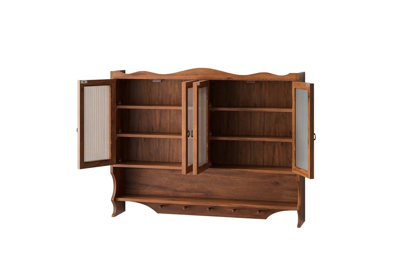 HAUSS SPOLE Hängeschrank 90cm Küchenschrank Badzimmerschrank Braun - Bild 5