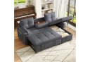 HAUSS SPOLE Schlafsofa mit Schlaffunktion Modernes L-Sofa mit Stauraum Ecksofa Bild 2