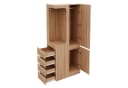 HAUSS SPOLE Kleiderschrank Weiß/Holz mit 4 Schubladen Bild 5