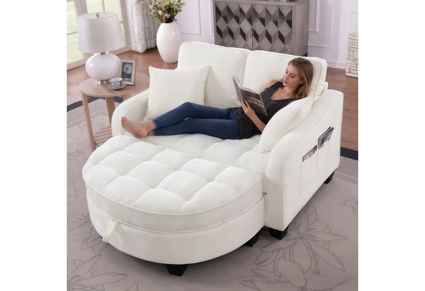 HAUSS SPOLE Schlafsofa Multifunktional Beige - Bild 2