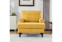 HAUSS SPOLE Relaxsessel Chenille-Liegestuhl Senfgelb Bild 1