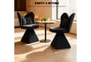 HAUSS SPOLE Relaxsessel Schwarz Chenille-Velours mit Drehfunktion Bild 3