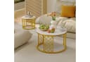 HAUSS SPOLE Couchtisch 2er-Set Herzform Marmoroptik Bild 1
