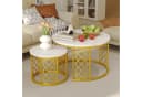 HAUSS SPOLE Couchtisch 2er-Set Herzform Marmoroptik Bild 2