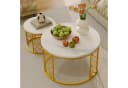 HAUSS SPOLE Couchtisch 2er-Set Herzform Marmoroptik Bild 3