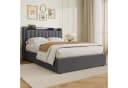 HAUSS SPOLE Polsterbett 140x200 mit Bettkasten und Steckdosen Boxspringbett mit Matratze & LED Bild 1