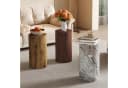 HAUSS SPOLE Couchtisch Rund Marmoroptik Grau Bild 3