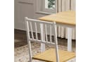 HAUSS SPOLE Esstisch-Set 3-tlg mit 2 Bänken Natur/Weiß Industrial Design Bild 5