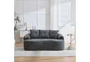 HAUSS SPOLE Loungesofa Grau Chenille Zweisitzer Bild 1