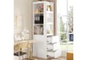 HAUSS SPOLE Bücherregal Weiß 3 Schubladen Bild 2