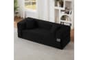 HAUSS SPOLE Schlafsofa 3-Sitzer Schwarz Cord mit Schaumstoff Bild 3