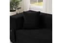 HAUSS SPOLE Schlafsofa 3-Sitzer Schwarz Cord mit Schaumstoff Bild 5