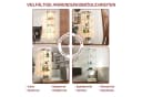 HAUSS SPOLE Vitrine mit LED & Schubladen, weiß, Glas & MDF Bild 5