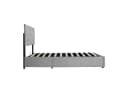 HAUSS SPOLE Polsterbett mit Bettkasten Grau Samt 90x200 Bild 5