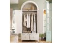 HAUSS SPOLE Kleiderschrank Bogenform Weiß Landhausstil Bild 2