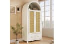 HAUSS SPOLE Kleiderschrank Bogenform Weiß Landhausstil Bild 3