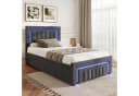 HAUSS SPOLE Polsterbett 90x200 mit LED und Stauraum Bild 1