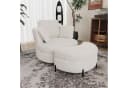 HAUSS SPOLE Drehsessel Sherpa Beige 360° Drehfunktion Bild 1