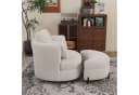 HAUSS SPOLE Drehsessel Sherpa Beige 360° Drehfunktion Bild 3