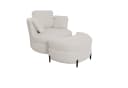 HAUSS SPOLE Drehsessel Sherpa Beige 360° Drehfunktion Bild 5