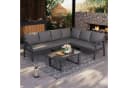 HAUSS SPOLE Gartenlounge-Set Grau für 6 Personen mit Couchtisch Bild 3