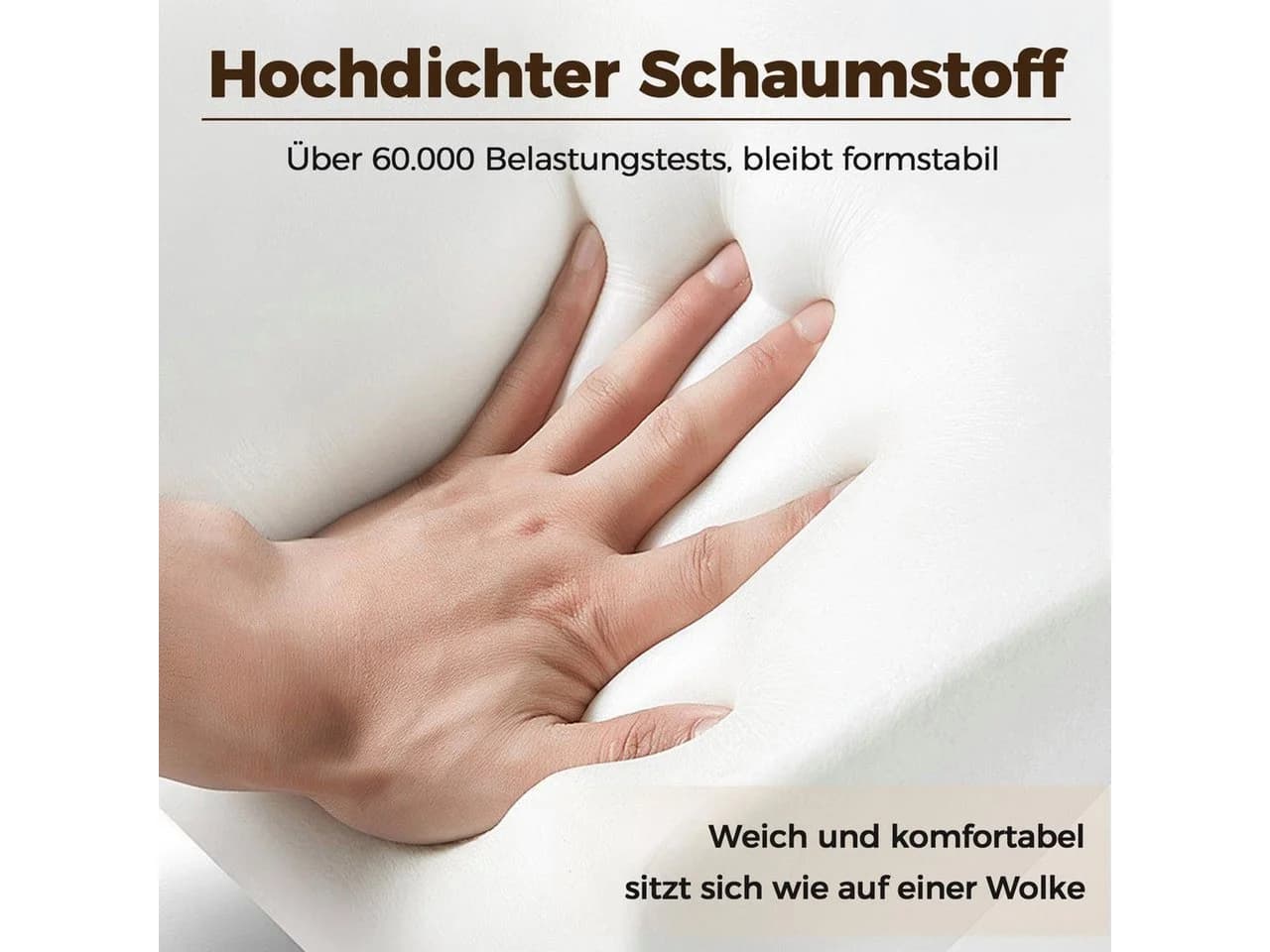 HAUSS SPOLE Esszimmerstuhl 4-tlg. Beige Samt Metallbeine - Bild 4