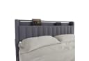 HAUSS SPOLE Polsterbett mit Bettkasten 160x200 cm Grau Samt Bild 5